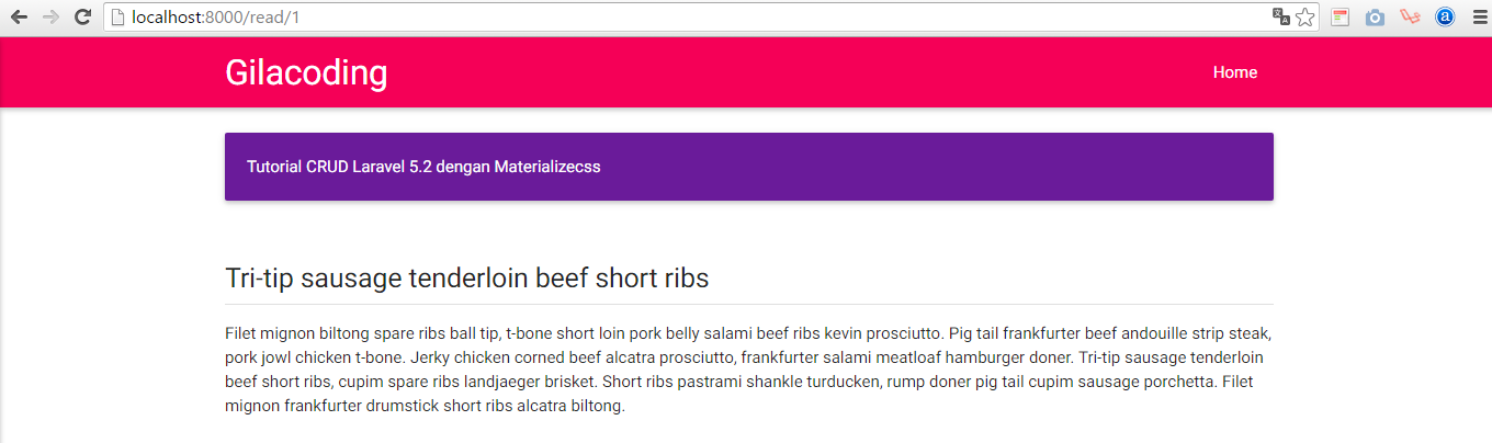create read update delete laravel 5.2